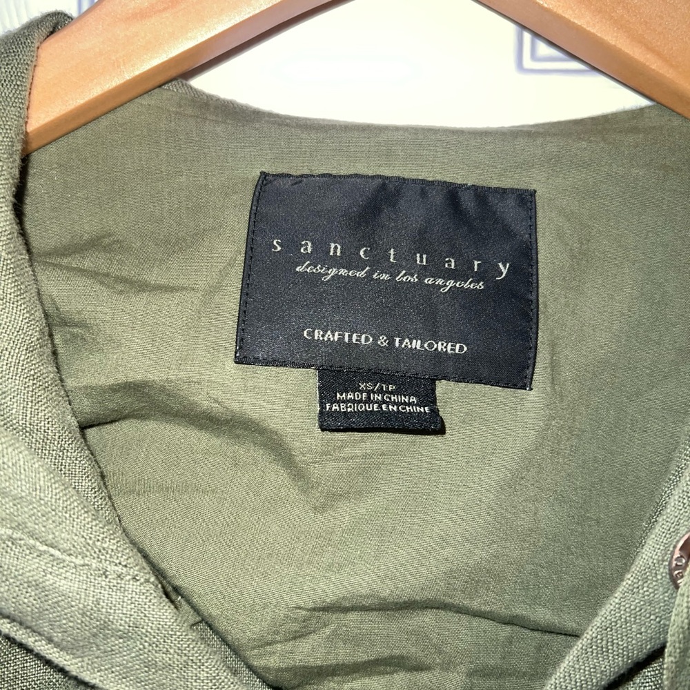 Sanctuary linen utility jacket - Picture 4 of 8